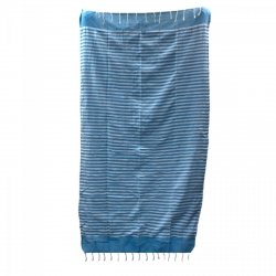 Niebieskie Plażowe Pareo / Ręcznik Plażowy, 100x180cm