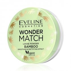 Eveline Wonder Match Puder sypki matująco - wygładzający Bamboo
