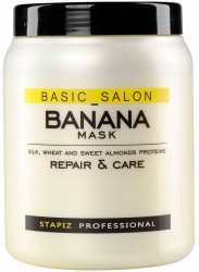 STAPIZ PROFESSIONAL BASIC SALON Banana Maska do włosów odżywcza, 1000ml