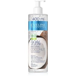 Eveline Bio Organic 99% Natural Coconut Żel do ciała i twarzy łagodząco-rewitalizujący, 400ml