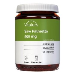 Saw Palmetto (Palma Sabałowa) 550 mg, Vitaler's, 60 kapsułek