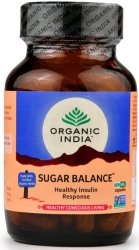 Sugar Balance Organic India, 60 organicznych kapsułek