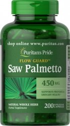 Saw Palmetto, Puritan's Pride, 450 мг, 200 капсул