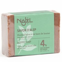 Мыло Оливковое 4% лаврового масла, Aleppo, Najel, 150г