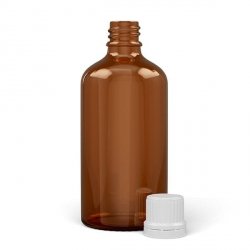 Butelka Szklana z Zakrętką i Zakraplaczem, 100 ml