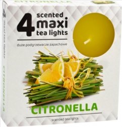 Antykomarowe Podgrzewacze Zapachowe Citronella, 4 sztuki