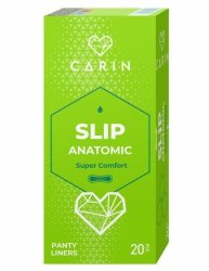 Wkładki higieniczne SLIP ANATOMIC, CARIN, 20 sztuk