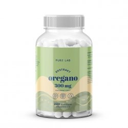 Ekstrakt z oregano 300 mg, Aura Herbals, Pure Lab, 240 kapsułek