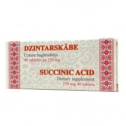 Kwas Bursztynowy 250mg, 40 tabletek