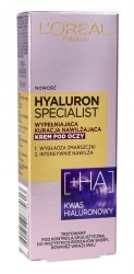 LOREAL Hyaluron Specialist Krem-kuracja nawilżająco wygładzający pod oczy 15 ml