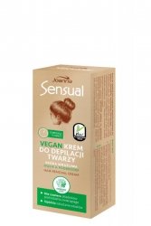 JOANNA Sensual Krem do depilacji twarzy - skóra wrażliwa Vegan Morskie algi 20 g