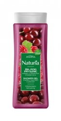 JOANNA Naturia Żel pod prysznic - Wiśnia i Czerwona porzeczka 300 ml