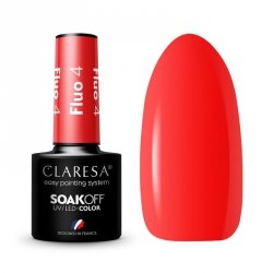 CLARESA Lakier hybrydowy Fluo nr 4  5g