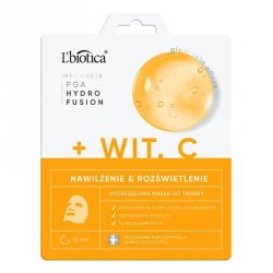 L`BIOTICA PGA Hydr Fusion + Witamina C Hydrożelowa maska do twarzy - nawilżenie i rozświetlenie