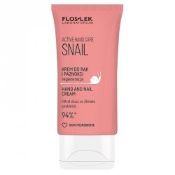 FLOSLEK Active Hand Care Snail Krem do rąk i paznokci - regeneracja 50 ml
