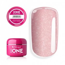 Silcare Base One UV Gel Żel budujący Shimmer Misty Rose 50g