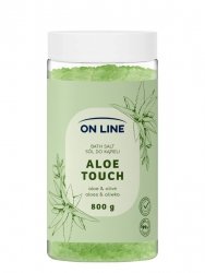 ON LINE Sól do kąpieli Aloe Touch 800 g