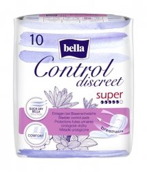 BELLA Control Discreet Super Wkładki urologiczne 1op.-10 szt.