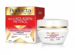 Perfecta Multi-Kolagen Retinol 70+ Krem redukujący zmarszczki odbudowujący na dzień i noc  50ml