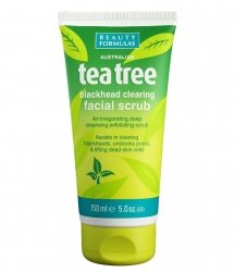 Beauty Formulas Tea Tree Żel złuszczający do mycia twarzy  150ml