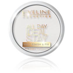 Eveline All Day Ideal Stay Puder prasowany matujący Matt Finish & Fix