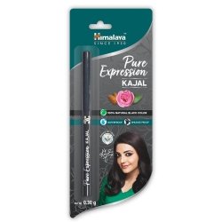 Водостойкий каджал-карандаш для подводки глаз, черный, Himalaya Expression