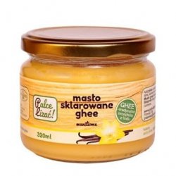 Masło GHEE Sklarowane Waniliowe z Cynamonem i Kardamonem, Palce lizać, 320ml
