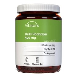 Wild Yam (Dziki pochrzyn) 500 mg, Vitaler's, 60 kapsułek