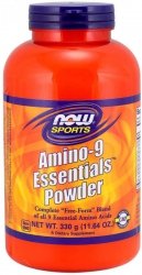 Amino 9 Essentials, комплекс аминокислот, Порошок, NOW Foods, 330 г