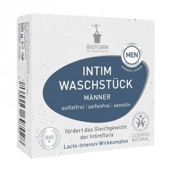 Kostka do higieny intymnej dla mężczyzn, bez mydła, no.142, BIOTURM, 50g