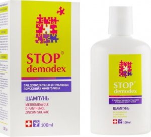 Szampon Stop Demodex, Demodekoza, Nużyca, 100 ml 