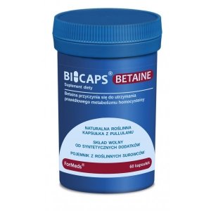 BICAPS BETAINE Formeds, Betaina, 60 kapsułek 