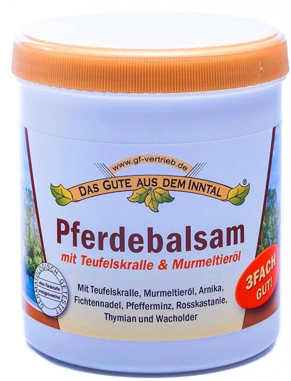 Maść Końska 3w1 z Czarcim Pazurem, Sadłem Świstaka i Kasztanowcem, 500ml