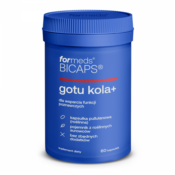 BICAPS GOTU KOLA+, Gotu Kola and Citicoline, Formeds, 60 capsules