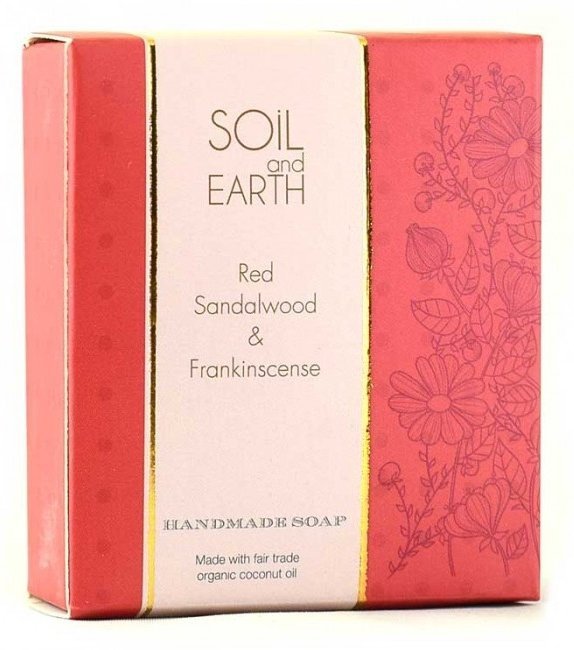 Red Sandalwood - Natural Soap, Soil &amp; Earth, 125g