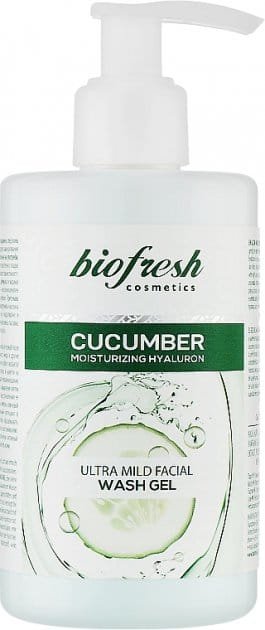 Hialuronowy  Żel do Mycia Twarzy Ultra Łagodny OGÓREK, Biofresh, 200ml