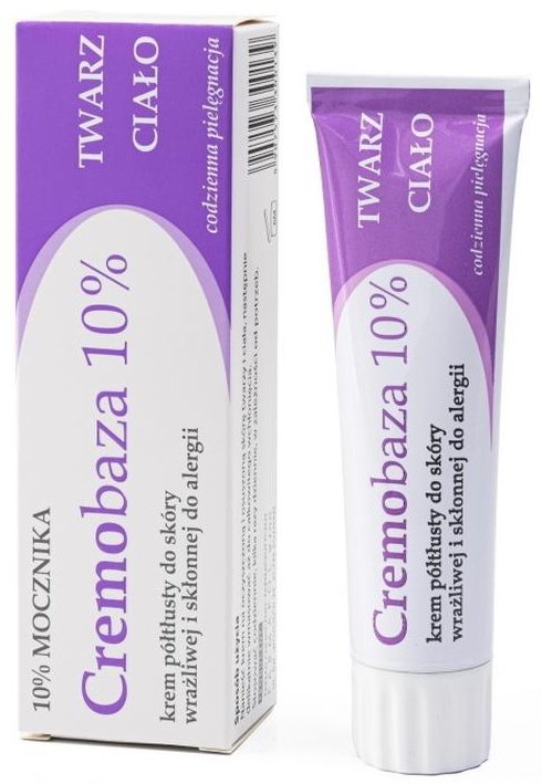 CREMOBAZA 10% Semi-Rich Cream with Urea, 30 g