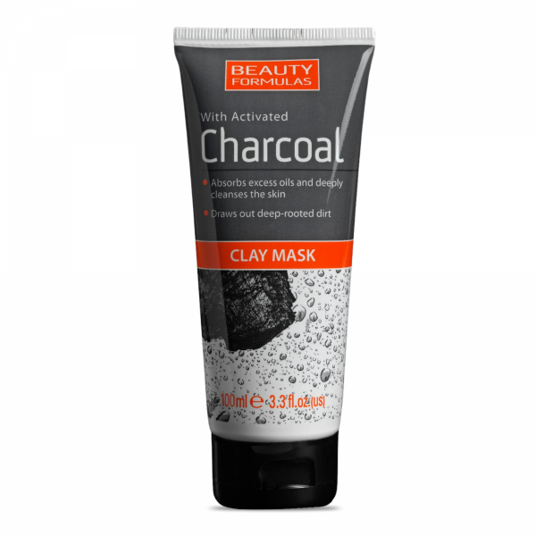 Maska Glinkowa z aktywnym węglem, Beauty Formulas
