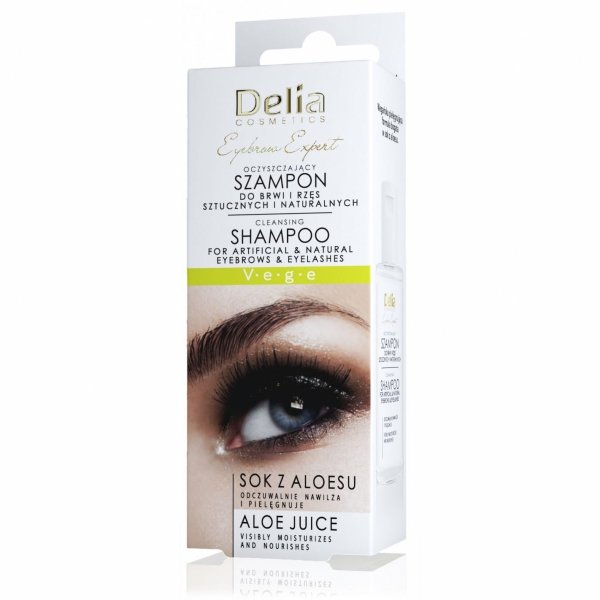 DELIA Eyebrow Expert Szampon do brwi i rzęs naturalnych i sztucznych 50 ml