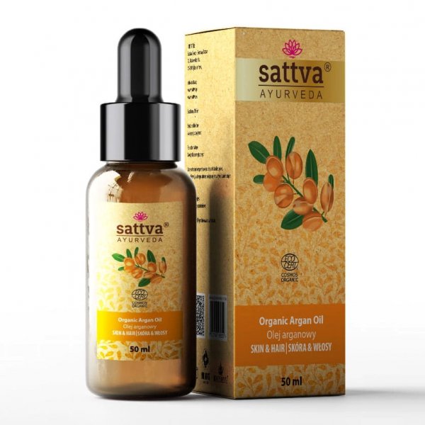 Organiczny olej arganowy, Sattva, 50 ml