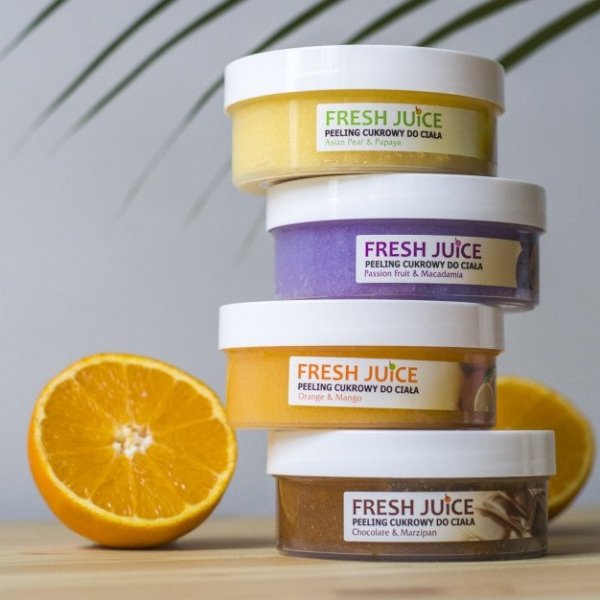 Passion Fruit &amp; Macadamia Sugar Body Scrub, Fresh Juice