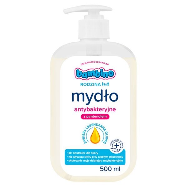 Bambino Rodzina Mydło w płynie antybakteryjne z pantenolem 500ml
