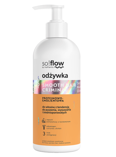 Odżywka proteinowo-emolientowa do włosów z tendencją do puszenia, wysuszania SO!FLOW