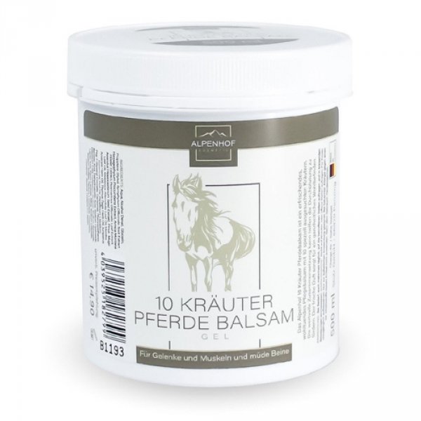 Balsam Koński Wzmocniony 10 Ziołami, Alpenhof, 500ml
