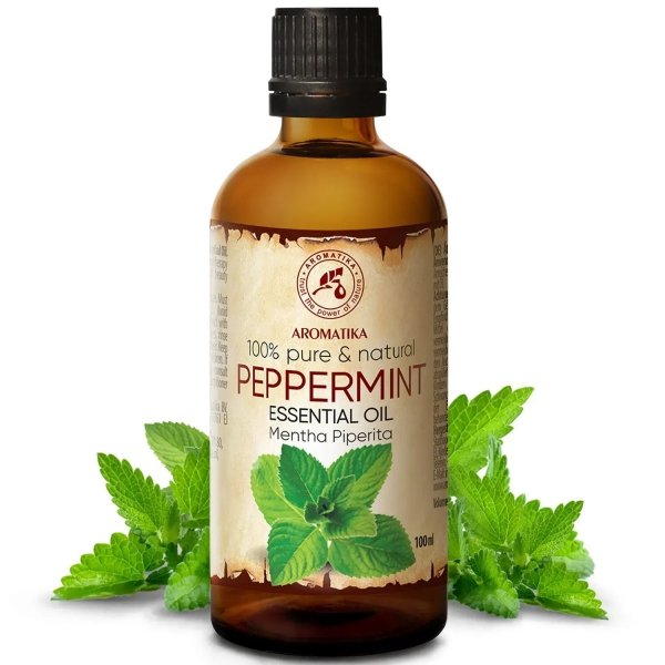Organiczny Olejek Eteryczny z Mięty Pieprzowej, Aromatika, 100ml