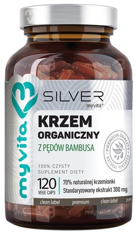 Organic Silica from Bamboo Shoots SILVER PURE, Myvita