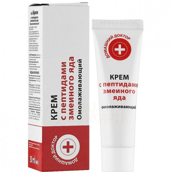 Odmładzający Krem z peptydami jadu żmii, Domowy Doktor, 30ml