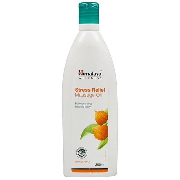 Stress Relief Massage Oil, Himalaya, 200 ml