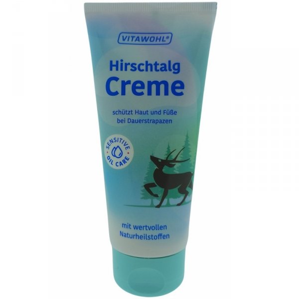 Krem pielęgnacyjny do stóp z łojem jelenia i witaminą E, Vitawohl Hirschtalgcreme 100 ml