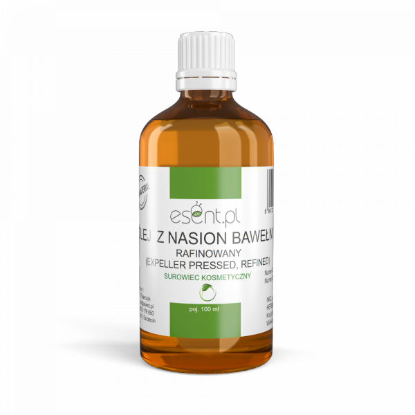 Olej z nasion Bawełny, rafinowany, Esent, 100ml